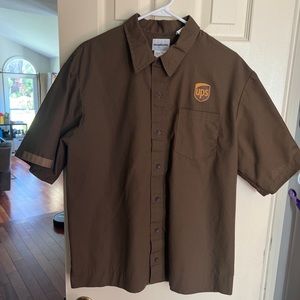 UPS work shirts size large